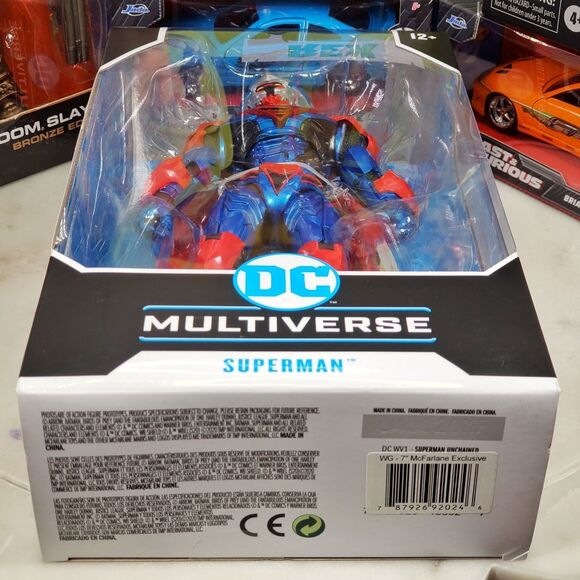 McFarlane DC Multiverse Superman Unchained Armor 7" Exclusive Collectible NIB - Picture 9 of 12
